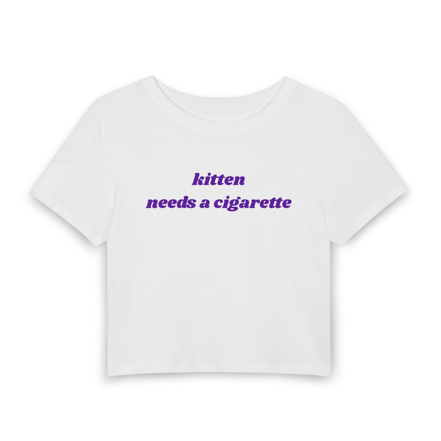 Kitten Needs a Cigarette Baby Tee
