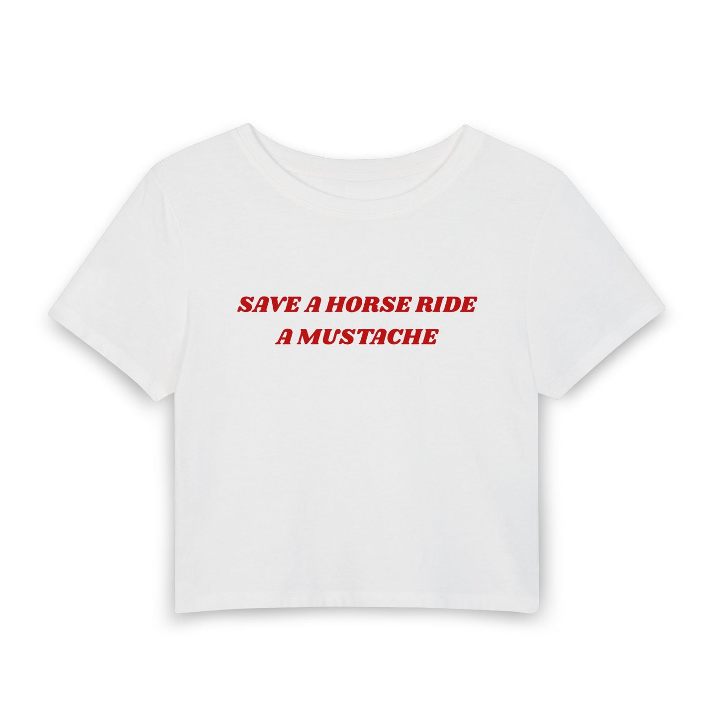 Save a Horse Ride a Mustache Baby Tee