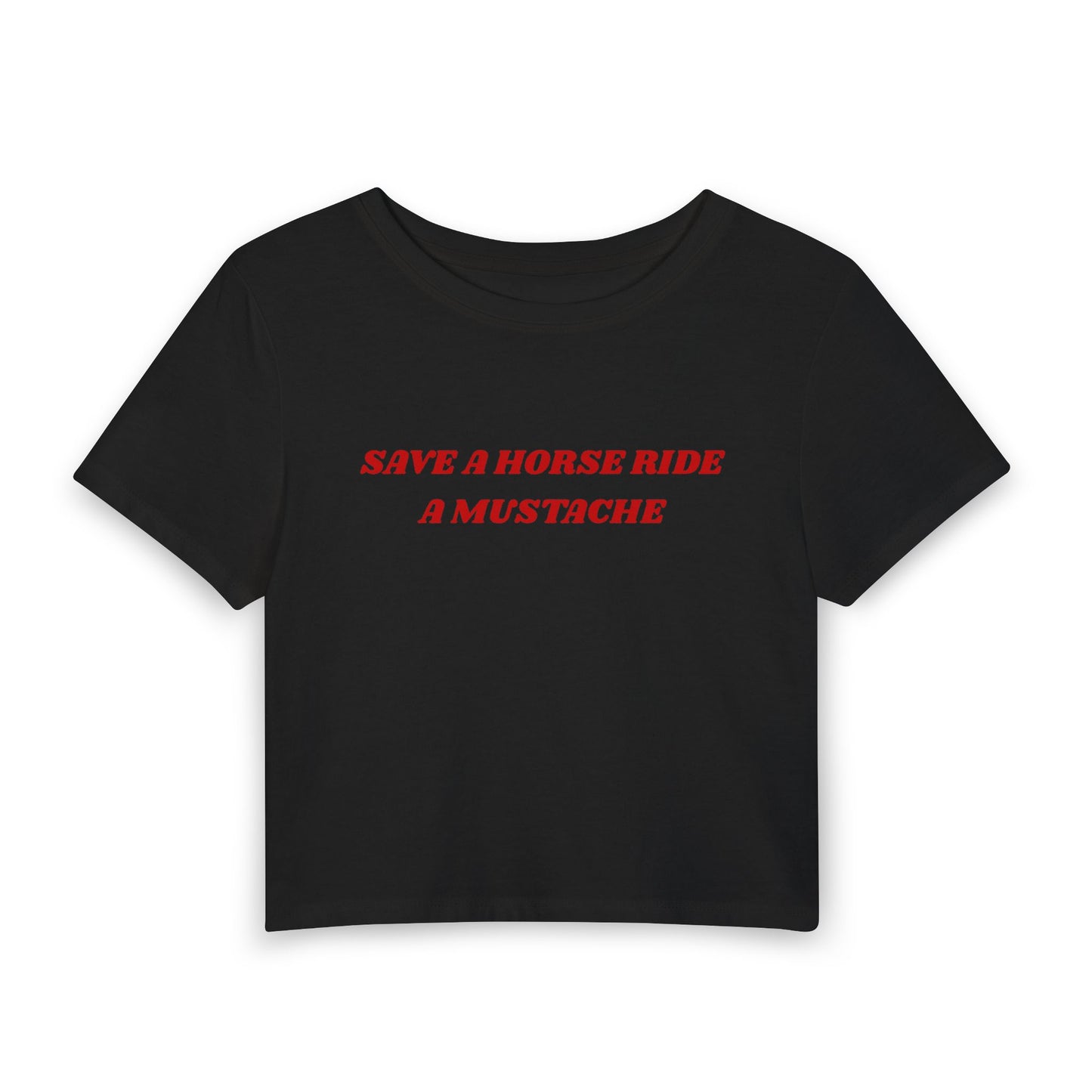 Save a Horse Ride a Mustache Baby Tee