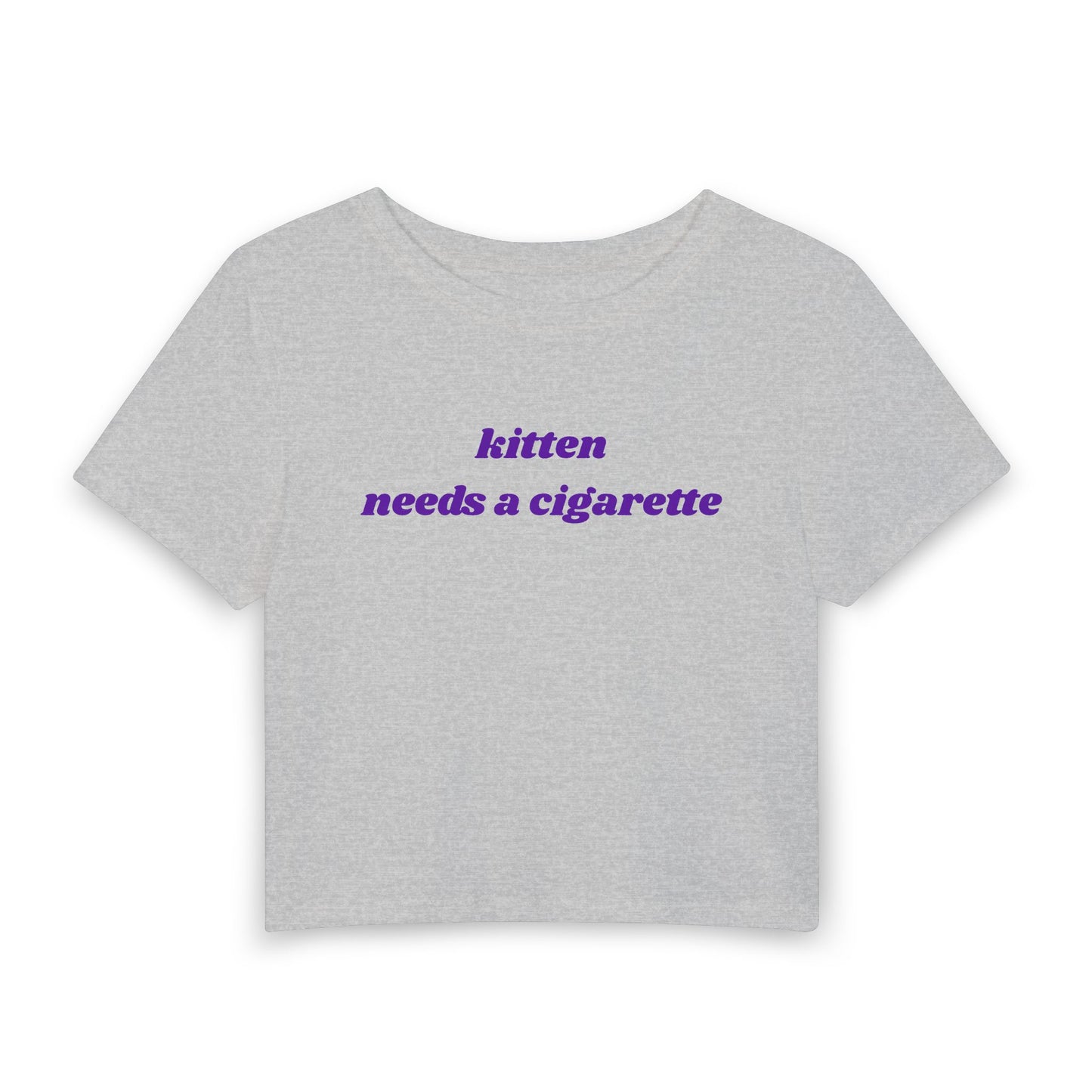 Kitten Needs a Cigarette Baby Tee